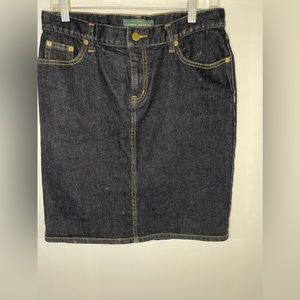 Ralph Lauren Jean Skirt